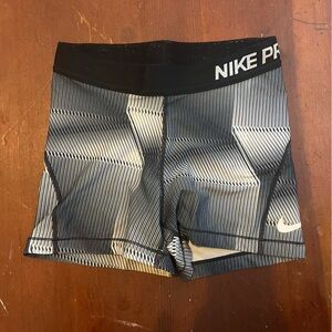 Black and White design Nike Pros shorts